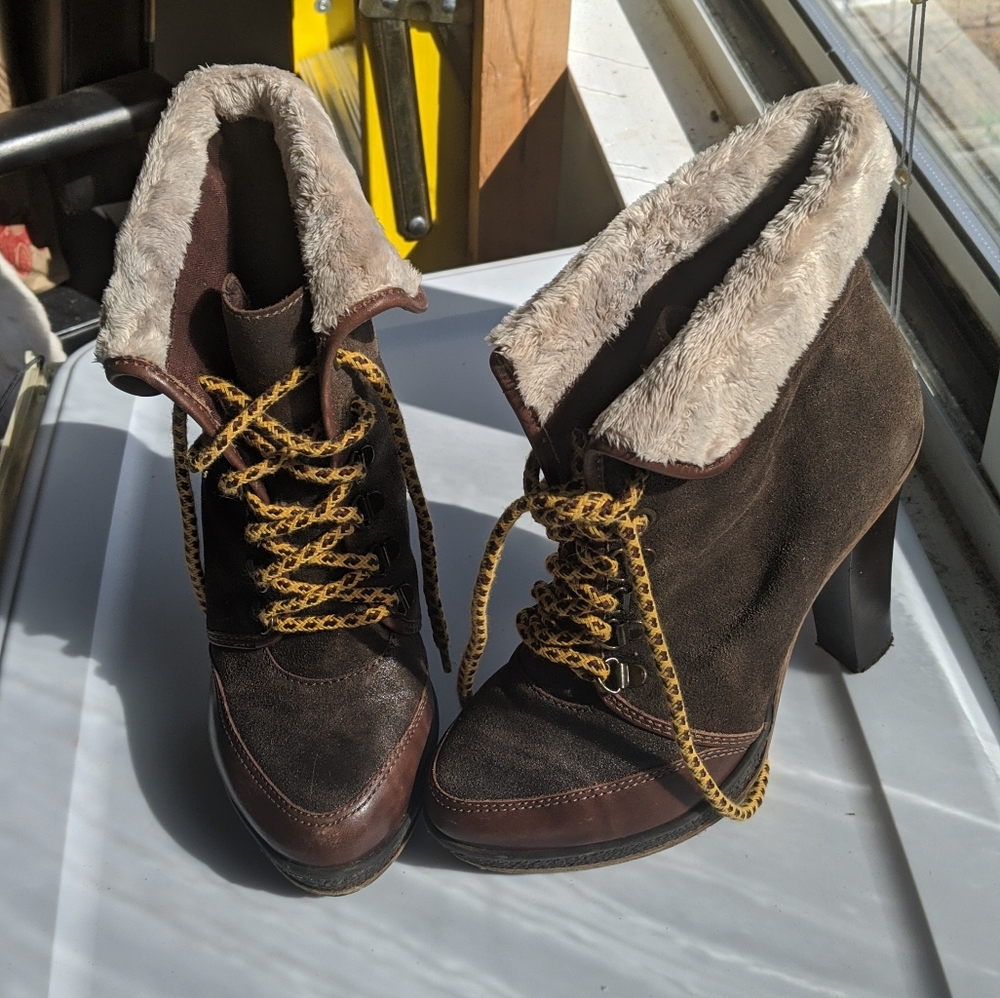 Madison Harding heel boots size 7